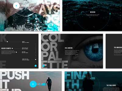 Personal Branding (Brand Guide) blue brand guide brand guidelines branding circles green grid identity layout sketch water