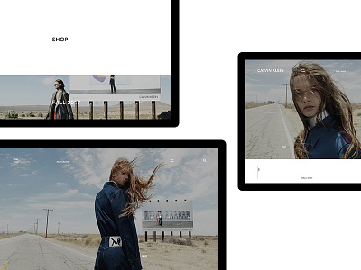 New York, New Calvin calvin klein concept design fashion iphone x mobile motion shop ux web