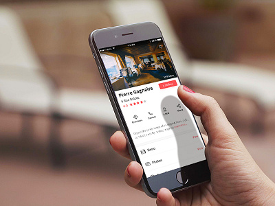 Restaurant Description Online ui