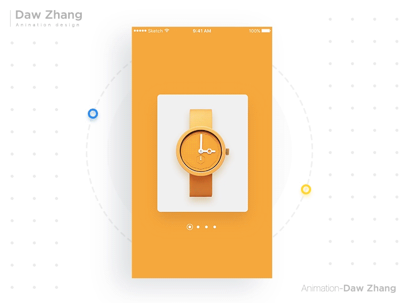 AÃRK watch animation card interface principle watch