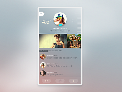 Black Mirror black mirror chat likes netflix pay photo psd rating scroll selfie ui