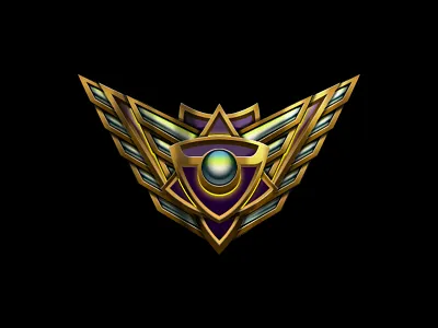 Gold Badge badge elements esport icon leaderboard rank rock zengaming