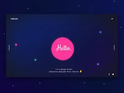 Personal Portfolio art design portfolio ui web works