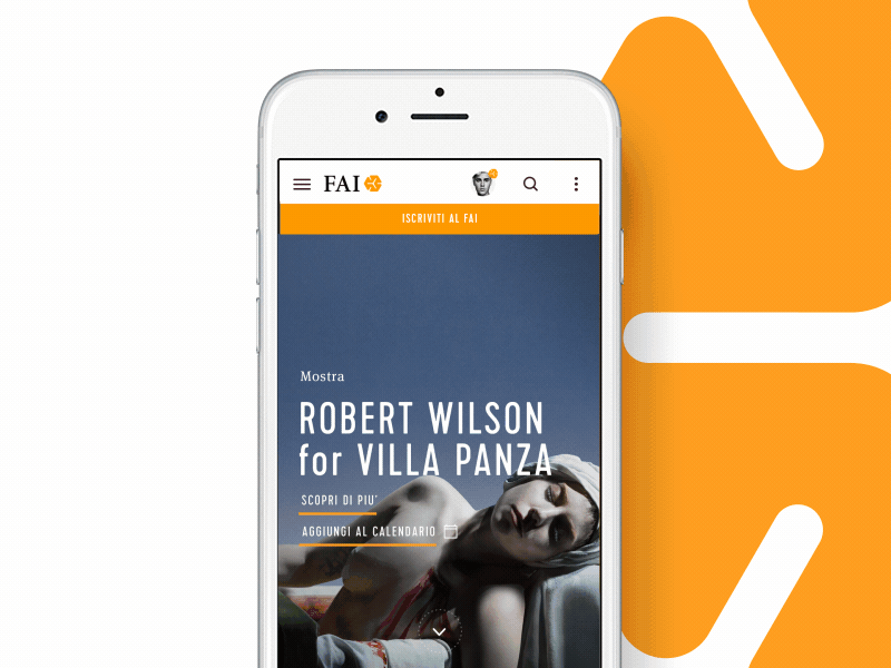 FAI - Fondo Ambiente Italiano - Mobile Concept animation creative digital direction fai prototype ui ux