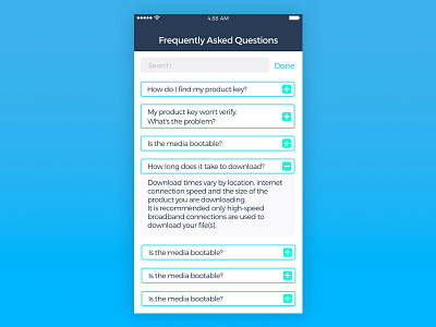 FAQ / Daily UI #092 092 accordion asked dailyui expandable faq for frequently mobile questions ui ux