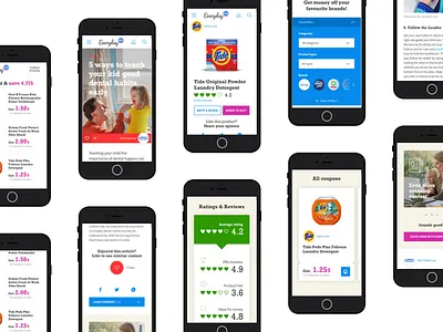 EverydayMe atomic design ecommerce interface mobile ui ux