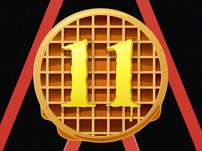 Stranger Eggo Soccer-Themed Badge badge butter eggo eleven soccer badge stranger things stranger things 2 waffle