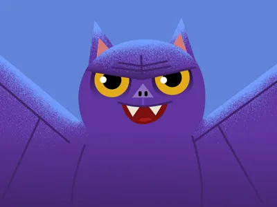 Happy Halloween Bat adobe animation halloween illustration illustrator photoshop