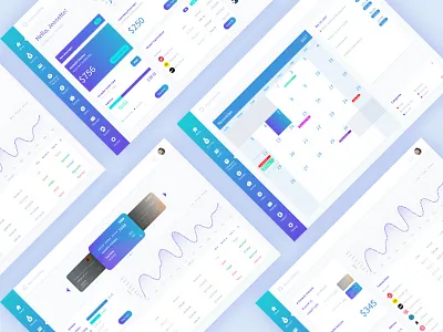 Banking Website banking color finance layout money simple six design type ui ux