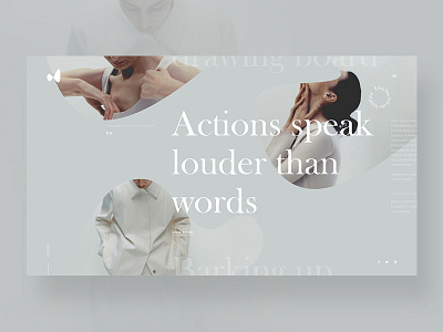 Brûler calligraphy clean grid logo magazine news photo portfolio typography ui ux web