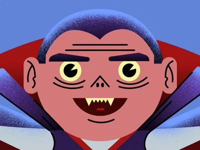 Happy Halloween Vamipre adobe animation halloween illustration illustrator photoshop