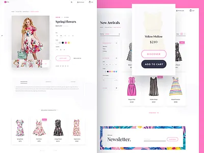 Nova Theme - Products bigcommerce bootstrap dress ecommerce fashion floral nova product summer theme winter