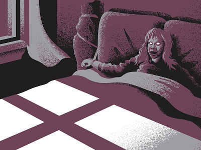 the exorcist design illustration movie posters poster screen print the exorcist