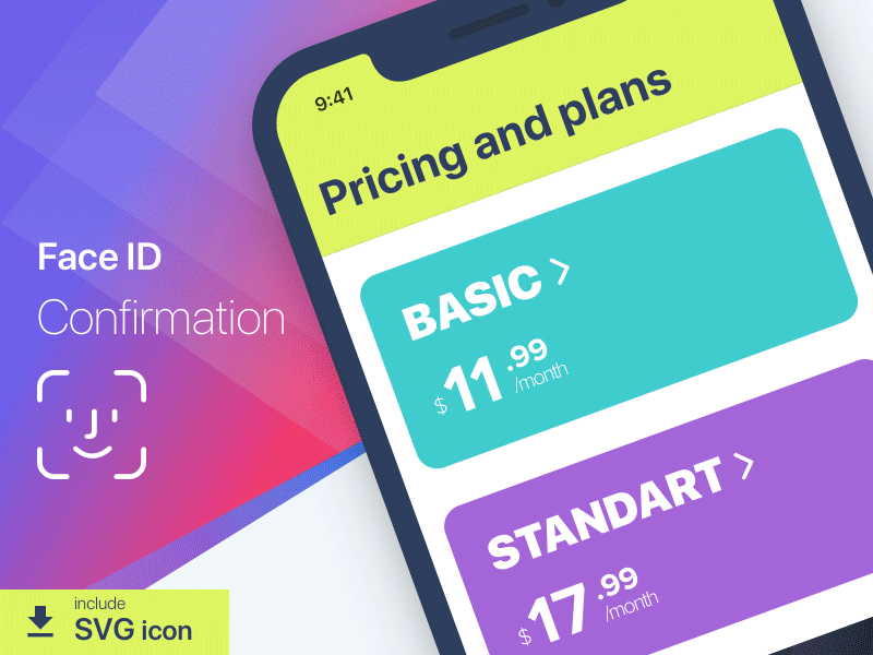 Face ID confirmation confirmation face id iphone x iphonex payment confirmation