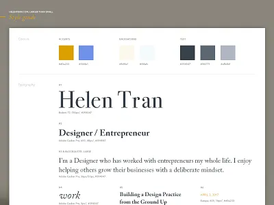 V9.0 Style Guide brand elements color color palette grid guidelines identity guide minimal process redesign style guide typography website