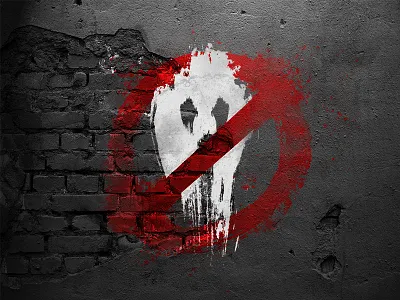 Ghost Busters Grunge black ghost ghost busters grunge halloween old school red