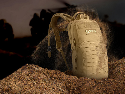 Military Pack Ad composition concept design marketing military photography photoshop psd texture