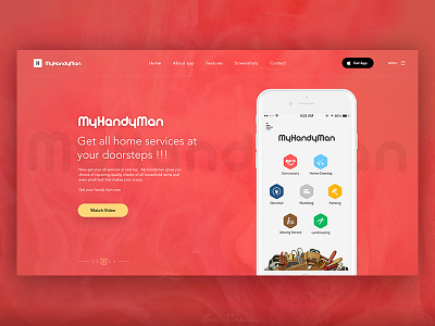 Redesign Landing Page colorful creative gradients interface landing page master creationz modern product trending ui design website
