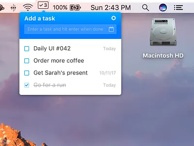 Daily UI 042 - Todo List 042 dailyui