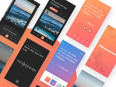 Voice Social Mobile App app audio effects ios mobile prototype social tale voice