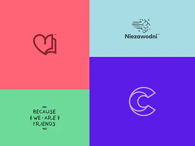 Logoset 01 are because colors confly friends logo lovabook niezawodni we