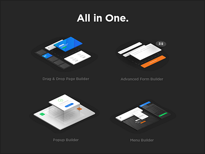 PixFort Builder Icons builder envato html landing page pixfort themeforest web design website builder