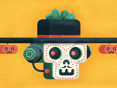 Treating Tricky Customers 😉 blog customer support dia de la muerte dia de los muertos editorial freshworks halloween illustration