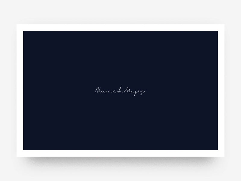 MunchMaps Flow animation grid intro loading marrakech restaurant ui ux webdesign website