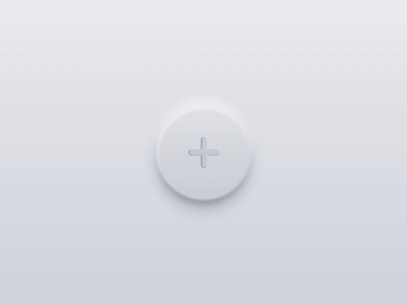 Button Animation add animation button close interaction interface neumorphism principle ui