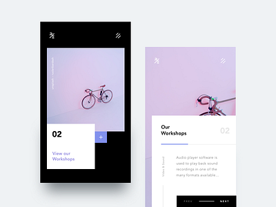 Wrkshp color minimal mobile photo ui visual workshop