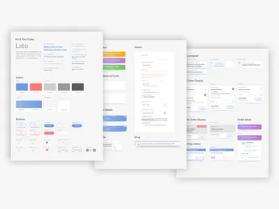 Clean Styleguide buttons colors document style style guide style sheet styleguide styleline stylesheet ui style guide