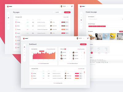 #2 - Orisons App views app clean cms dashboard design flat graphic horizon minimalism simple ui ux