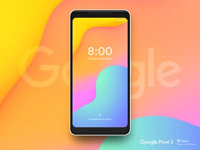 Google Pixel 2 download free freebie freepsd google googlepixel mockup pixel psd sketch smartphone