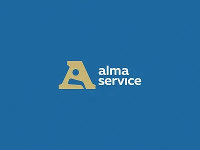 Alma service logotype a brand corporate hockey identity logo logotype monogram stick