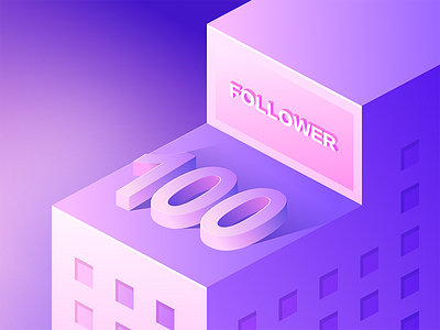 100follower illustrator