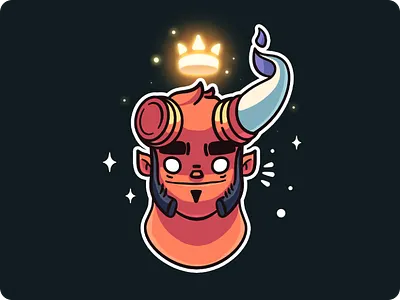 Hellboy (Vectober'17) character hellboy illustration vectober vector