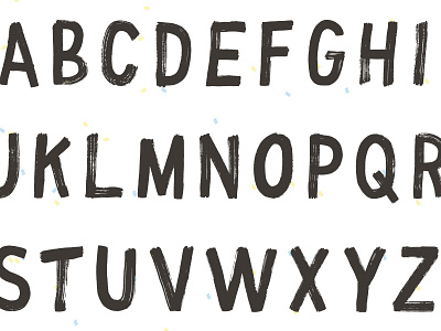 Sweetness font fun grit lettering painted texture typeface typography