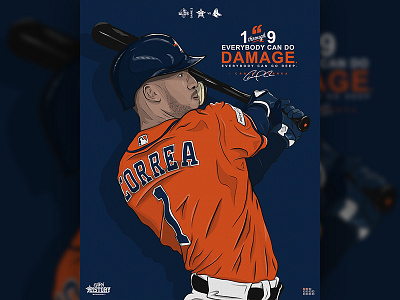 Legacy Series: ALDS Game 2 adobe adobe draw astros baseball champions correa houston illustrator ipad pro mlb postseason world series