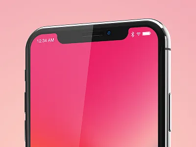 iPhone X Design Mockup app design ios iphone iphone x mockup presentation psd smartphone ui ux