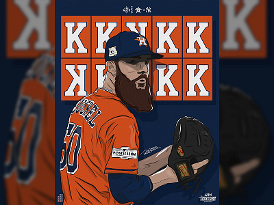 Legacy Series: ALCS Game 1 adobe adobe draw astros baseball champions houston illustrator ipad pro keuchel mlb postseason world series