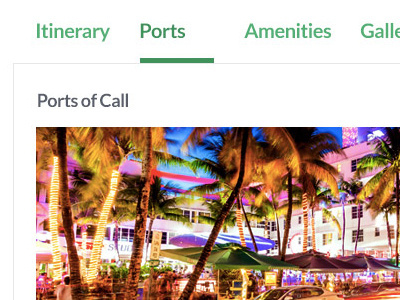 Cruise Booking Details - Mobile Responsive Views currency desktop fonts imagery interactive localization mobile responsive themes ux web