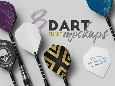 Dart Flight Mockups barrel branding dart darts flight logo mock up mockup mockups psd replace