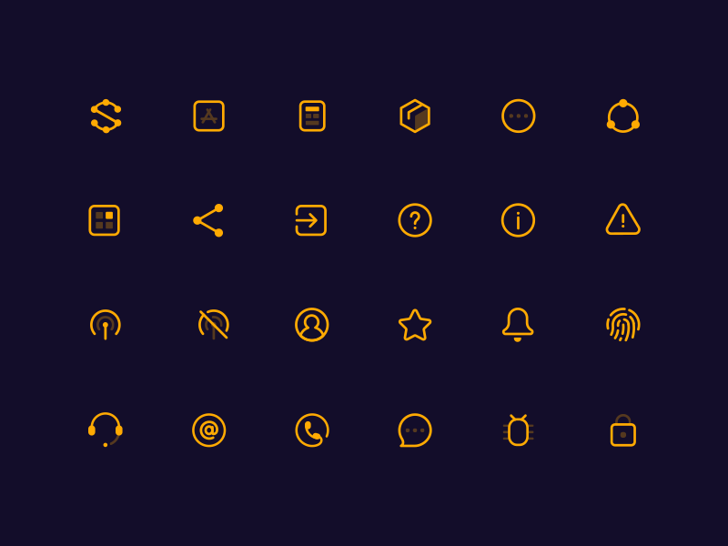 Simuka: Icons Pack app apps bundle icon icons interface internet network simuka