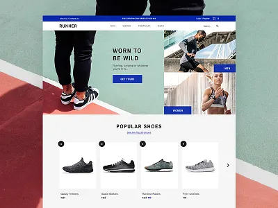 Runner Theme ecommerce fitness running sports theme