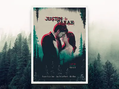 Wedding poster concert gig poster wedding