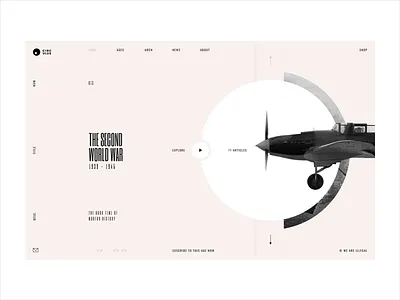 Homepage - catalog creative design fashion history homepage menu pagination plane slider ui ux web