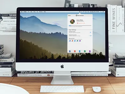 My Workspace Settings Screen design macos microsoft office365 personalization productivity quick access settings