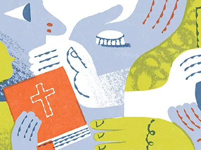 Are Christians Supposed to Be Communists? editorial illustration nytimes