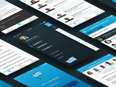 Algebra iOS App algebra app apple blue costarica flat flat design ios iphone math ui user interface ux