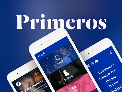 Primeros web proposal condoms primeros ui ux web webdesign